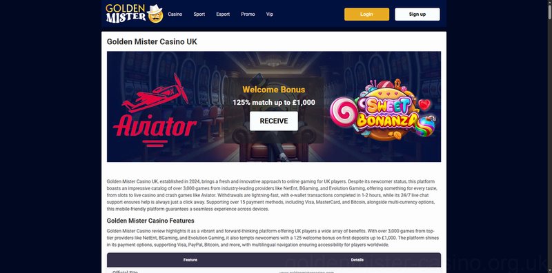Image: Golden Mister Casino UK Review: Unpacking the Luxury Experience